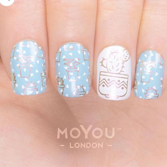 MoYou London nail art stamping plate Hipster 16 NWOT - Picture 5 of 6